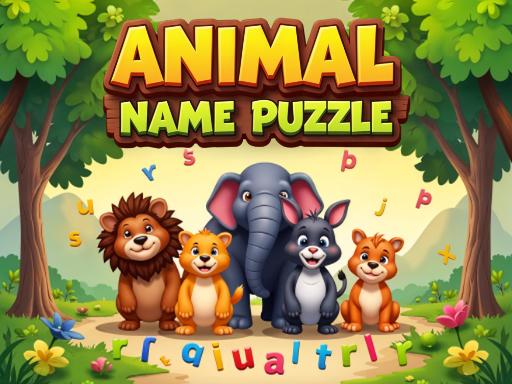 Animal Name Puzzle