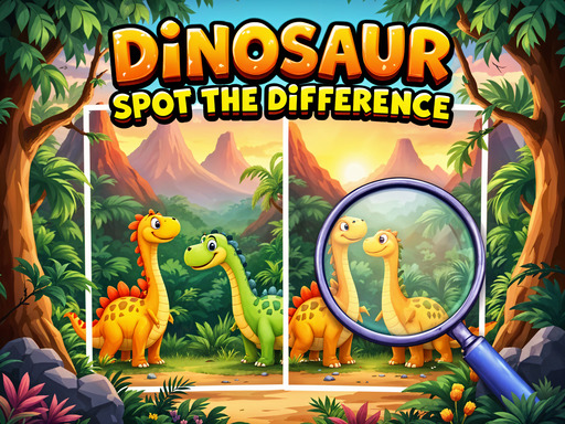 Dinosaur Spot The Difference