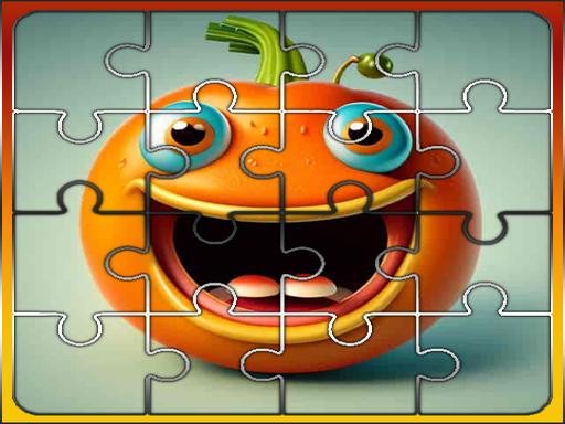 Halloween pumpkin Jigsaw Game